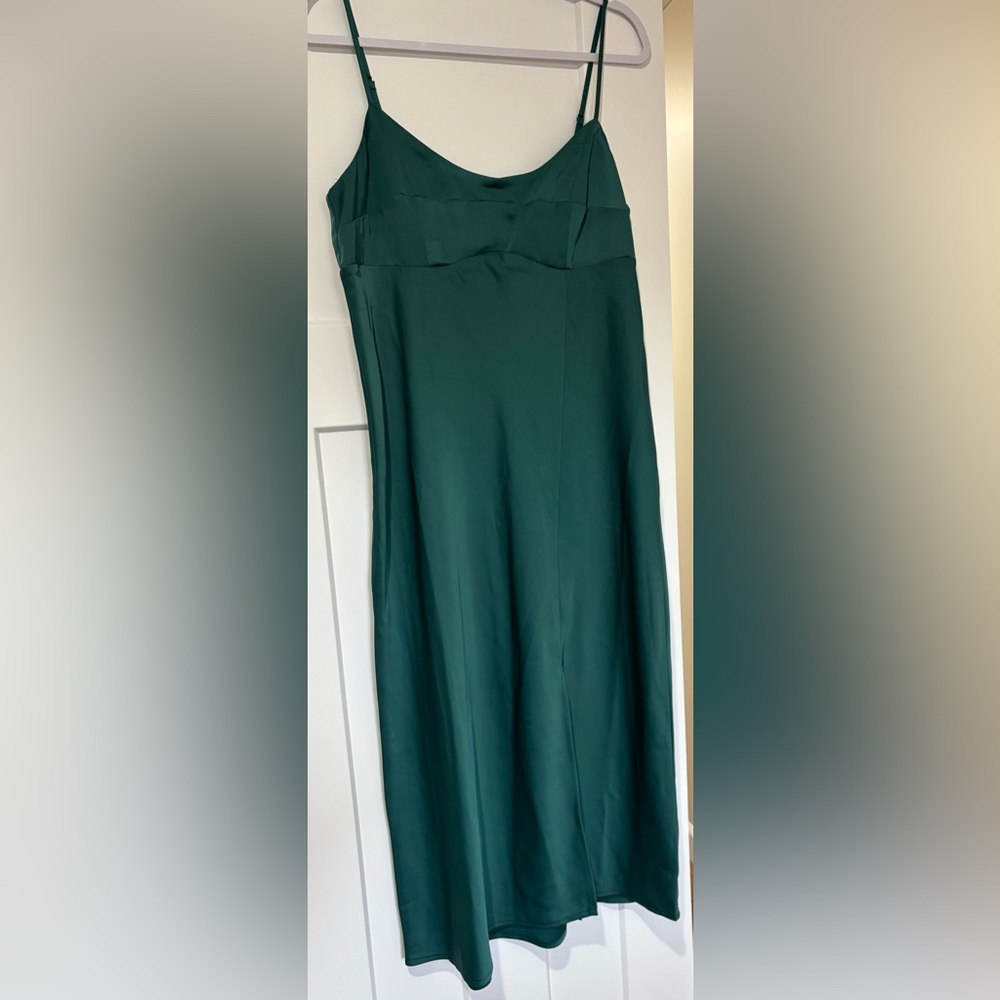 Satin Midi Dress